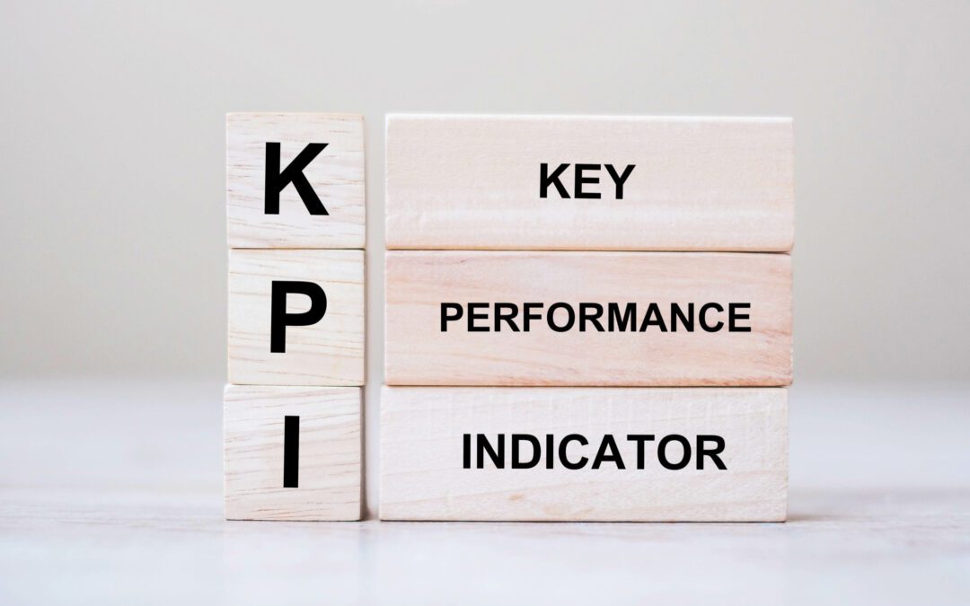 wooden cube block with KPI (KEY, Performance and Indicator) word on table background. Business concept